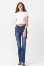 Load image into Gallery viewer, Lovervet by Flying Monkey Rebecca Midrise Dark Blue Washed Denim Bootcut Jeans
