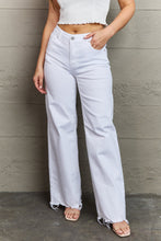 Load image into Gallery viewer, RISEN Raelene High Rise Wide Leg White Denim Jeans
