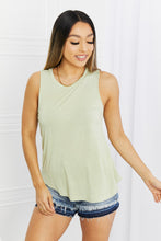 Load image into Gallery viewer, DOUBLE ZERO Sage Green Sleeveless Tank Top

