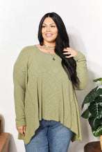 Load image into Gallery viewer, HEYSON Oversized Asymmetrical Super Soft Rib Knit Top
