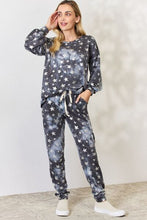 Load image into Gallery viewer, BiBi Star Pattern Two Piece Loungewear Set
