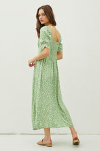 Cargar imagen en el visor de la galería, Be Cool Floral Smocked Back Slit Dress
