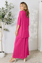 Load image into Gallery viewer, Double Take Solid Color Relaxed Fit Two Piece Loungewear Set
