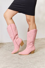 Load image into Gallery viewer, Forever Link Pink Knee High Cowgirl Boots
