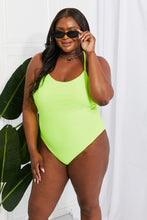 Carica l&#39;immagine nel visualizzatore di Gallery, Marina West Swim Lemon Lime Criss Cross Tie Back One Piece Swimwear
