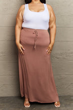 Загрузить изображение в средство просмотра галереи, Culture Code Chocolate Brown Flared Hem Maxi Skirt
