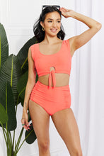 Carica l&#39;immagine nel visualizzatore di Gallery, Marina West Swim Coral Pink Two Piece Bikini Set
