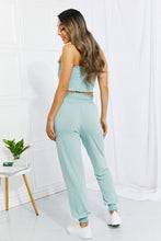 Cargar imagen en el visor de la galería, Zenana Light Green Two Piece Loungewear Set
