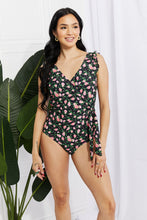 Load image into Gallery viewer, Marina West Swim Multicolor Floral Ruffled Tie Side One Piece Swimsuit
