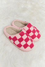 Load image into Gallery viewer, Melody Checkered Plush Slide Slippers
