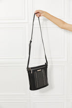 Cargar imagen en el visor de la galería, Nicole Lee Modern Luxe Vegan Pebbled Leather Stud Embellished Handbag
